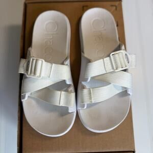 Chaco Chillos Women's Slip-On Sandals White Size 7